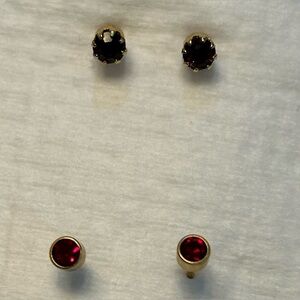 Baby or Little Girls Pierced Stud Earrings. Posts only are 14Kt.